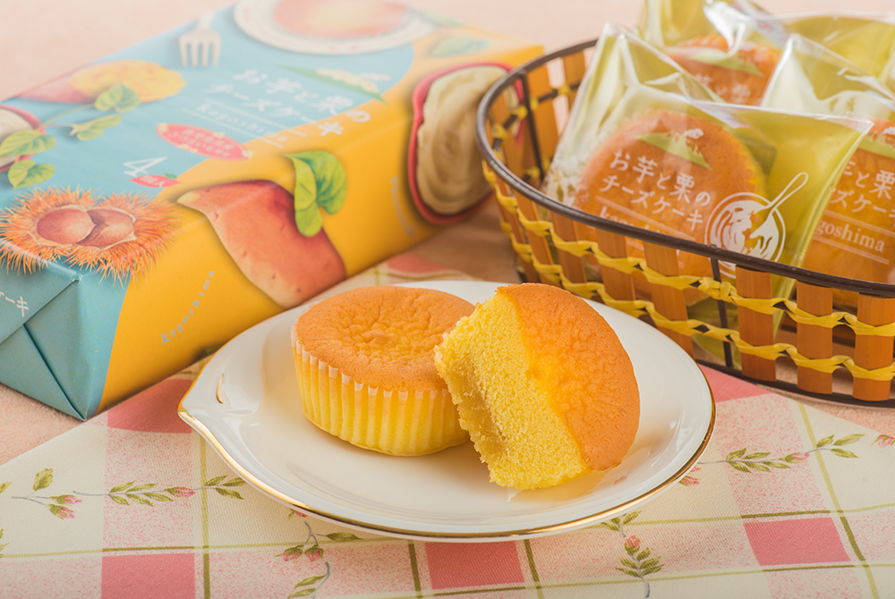 お芋と栗のチーズケーキ
