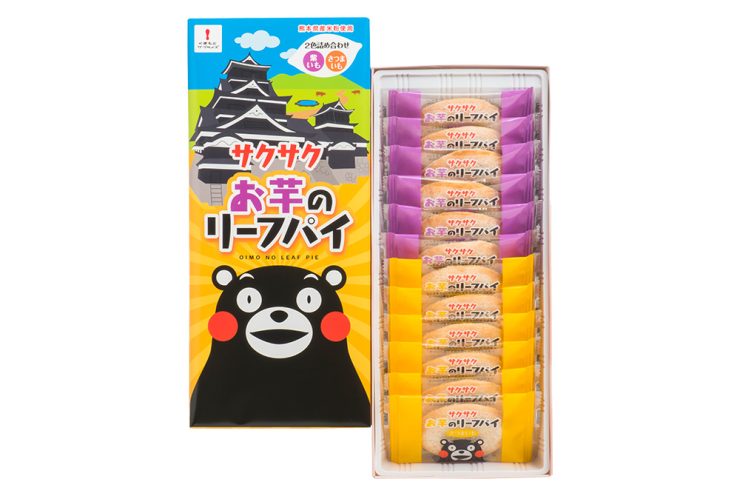 くまもん サクサクお芋のリーフパイ